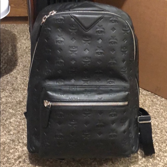 mcm neo duke monogram backpack